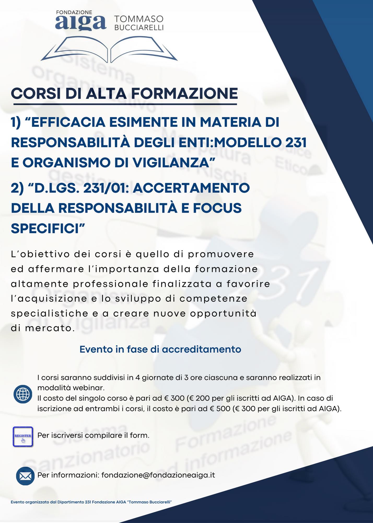 Efficacia esimente in materia di responsabilità degli enti: Modello 231 e organismo di vigilanza