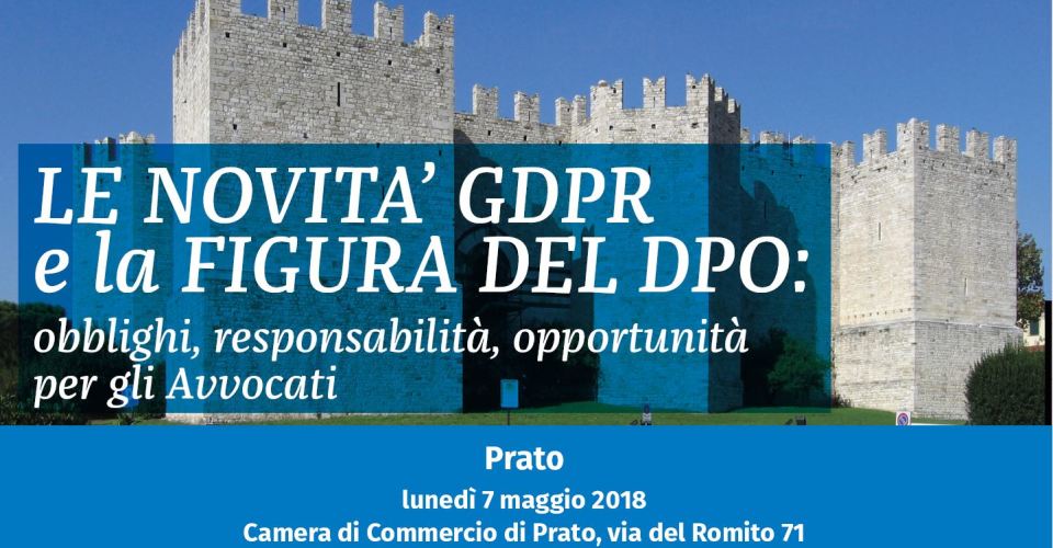 Le novità GDPR- Prato