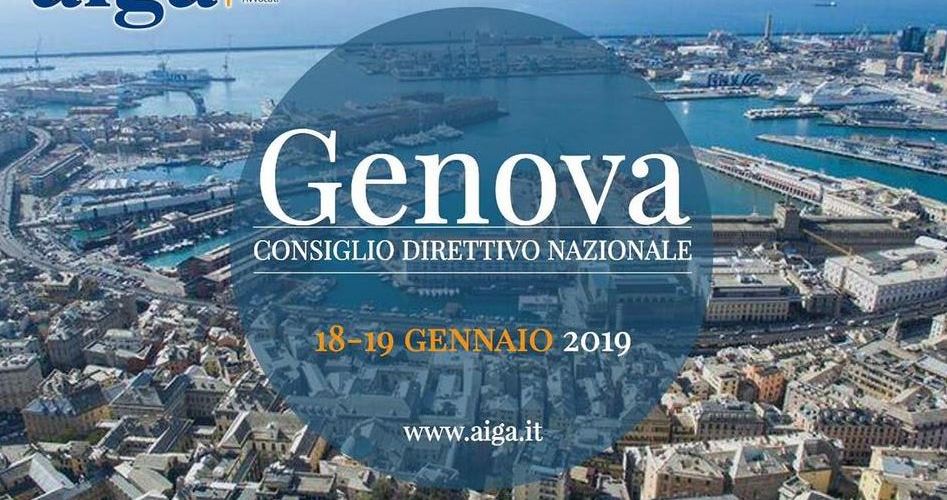 CONSIGLIO DIRETTIVO NAZIONALE AIGA Genova