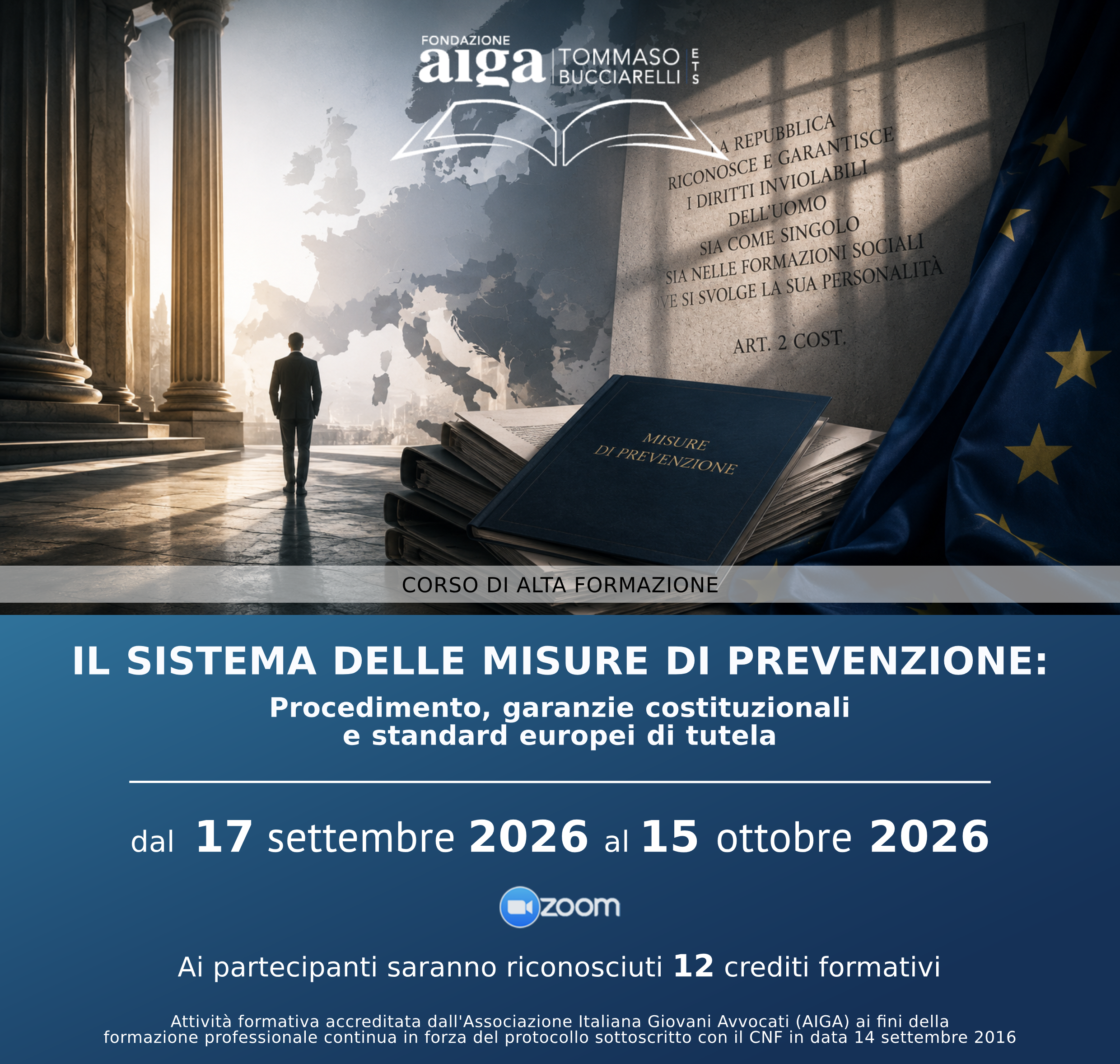 Corso di Alta Formazione: IL SISTEMA DELLE MISURE DI PREVENZIONE