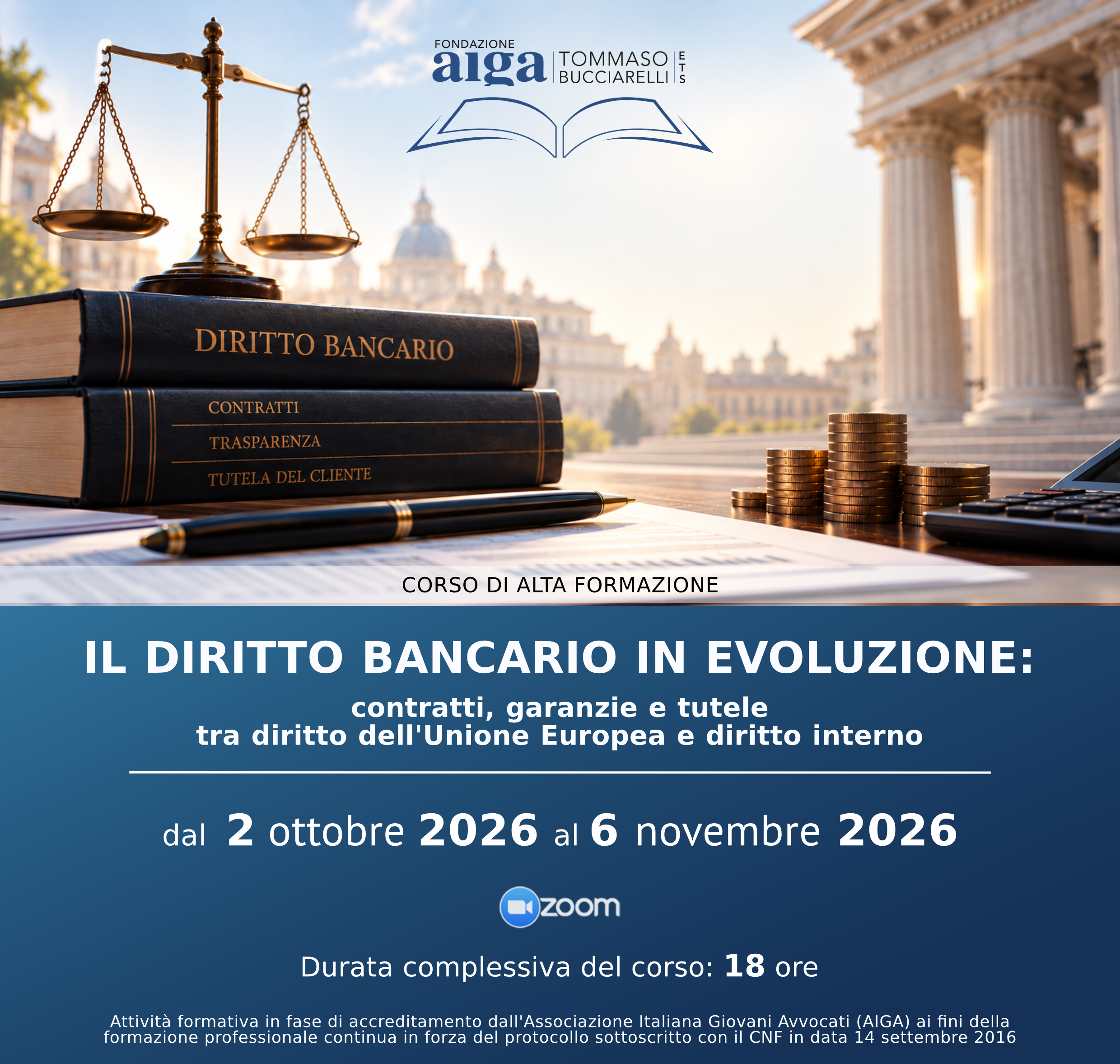 Corso di alta formazione: IL DIRITTO BANCARIO IN EVOLUZIONE